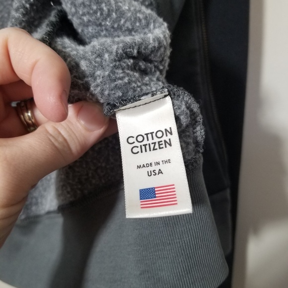 Cotton Citizen Mens Black Zip Up Hoodie Jacket - Picture 3 of 6